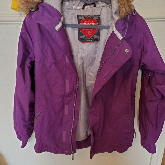 Sims Snowboarding Jacket Women’s Size M Medium Purple - Picture 5 of 16
